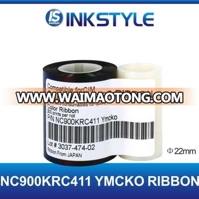 CIM NC900KRC411 YMCKO Color Compatible Ribbon - 300 prints/roll