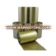 Gold TTR resin ribbon for barcode printer