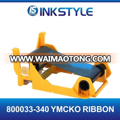 Compatible Ribbon for Zebra 800033-340 YMCKO ZXP3 ribbon